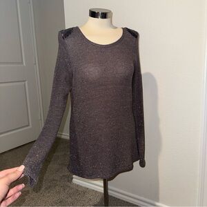 Metallic Sparkly Y2K Sweater